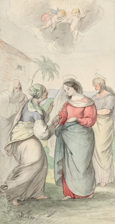 Visitación de María de Josef Danhauser