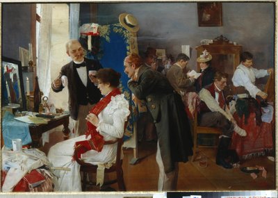 En el camerino de Josef Douba
