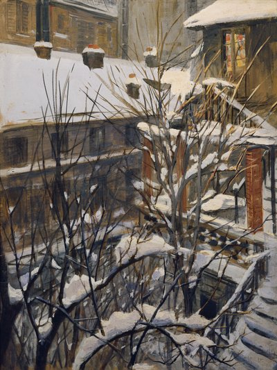 vista desde mi ventana de Josef Engelhart