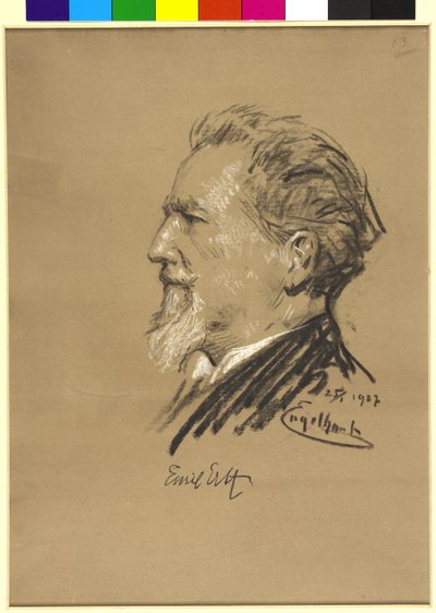 Fotografía de Emil Ertl 1889 de Josef Engelhart