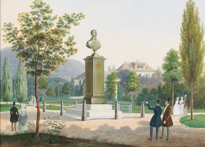 El Archiduque Rodolfo, Cardenal Arzobispo de Olmütz monumento en Ischl de Josef Hafner