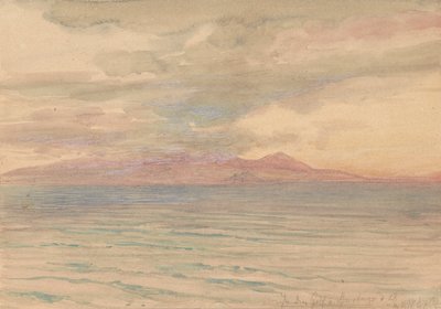 Atardecer en el Golfo de Cartago de Josef Hoffmann
