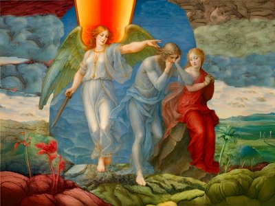 A1_Genesis_10- Expulsión del paraíso de Josef Johann Michel