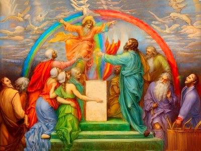 A1_Genesis_19-El altar de Noé y la promesa de Dios de Josef Johann Michel