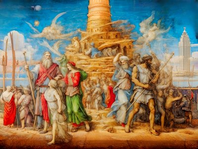 A1_Genesis_21-Torre de Babel de Josef Johann Michel
