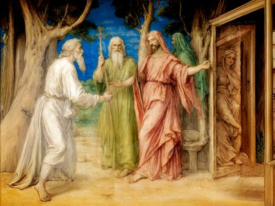 A1_Genesis_25-Tres Visitantes de Abraham de Josef Johann Michel