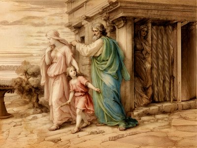 A1_Génesis_27-Hagar e Ismael despedidos de Josef Johann Michel