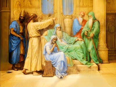 A1_Génesis_40-José interpreta los sueños del faraón de Josef Johann Michel