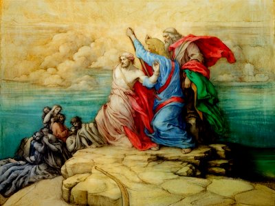 A2_Éxodo_10_Batalla con los amalecitas de Josef Johann Michel