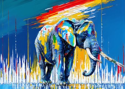 Animales Elefante_1 de Josef Johann Michel