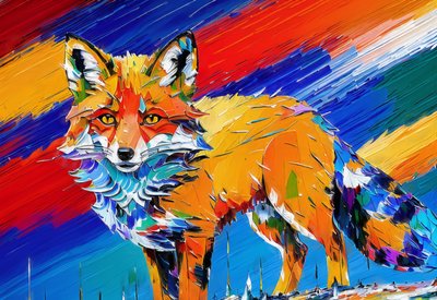 Animales Fox_1 de Josef Johann Michel