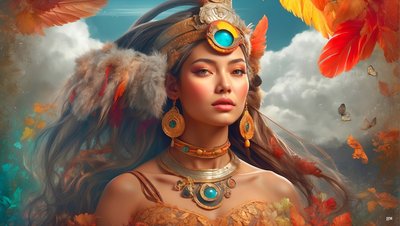 Dreamcore-breathlessly timeless_native american-04 de Josef Johann Michel