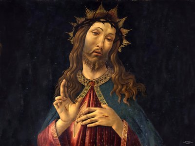 JJM-recrear_Botticelli-S_Jeus Christus le redempteur de Josef Johann Michel