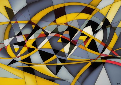 resumen: silver-yellow_curve 4 de Josef Johann Michel