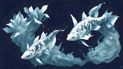 pintura_tinta_Koi-Pez_marfil_blanco_04 de Josef Johann Michel