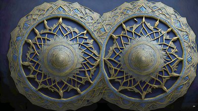 mandala: Elementos egipcios_01 de Josef Johann Michel