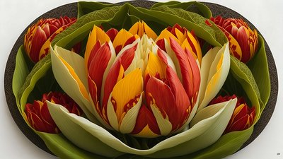 mandala: tulipanes elementos_01 de Josef Johann Michel