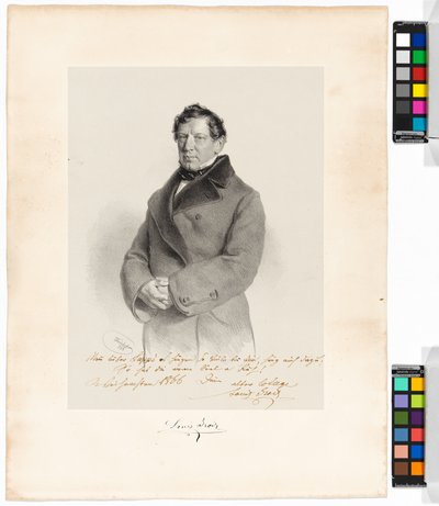 Alois (Louis) Grois (1809-1874), cantante, actor de Josef Kriehuber