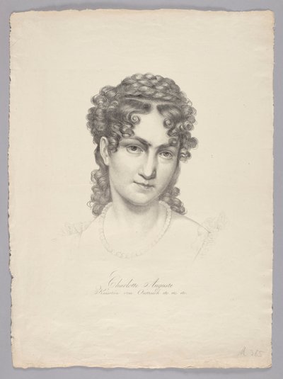 Charlotte Auguste, emperatriz de Austria, etc. de Josef Kriehuber