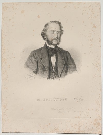 Dr. JOS. UNGER de Josef Kriehuber