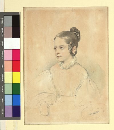 Emilie Kriehuber, hija de Josef Kriehuber (?) de Josef Kriehuber