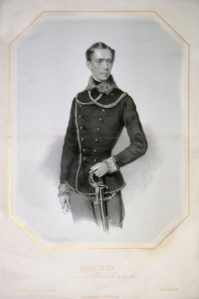 Franz Josef I. s. a. Litho de Josef Kriehuber