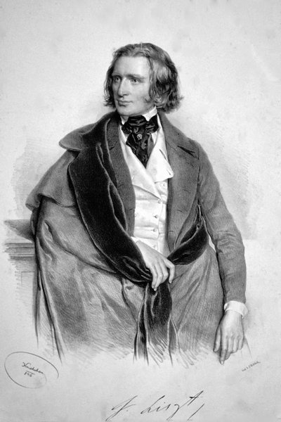 Franz Liszt 1846 de Josef Kriehuber