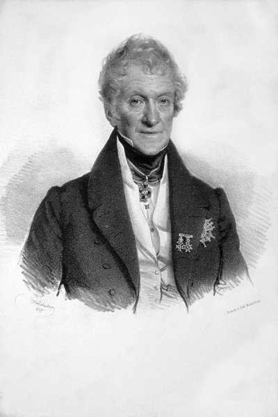 Franz Xaver Ottenfels-Gschwind Litho de Josef Kriehuber