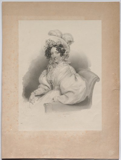 Gabrielle Auersperg, de soltera Lobkowitz de Josef Kriehuber