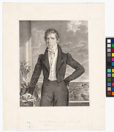 Johann Georg Schwarz (1800-1867, comerciante de tabaco) de Josef Kriehuber