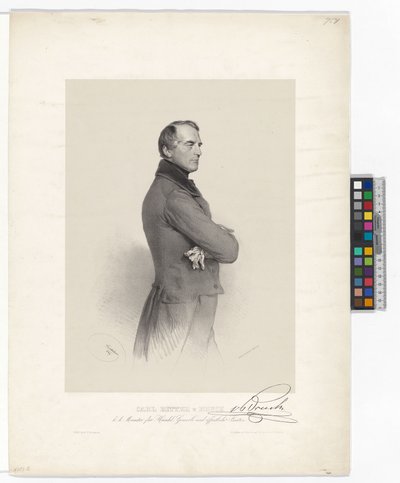 Karl Ludwig, barón de Bruck de Josef Kriehuber