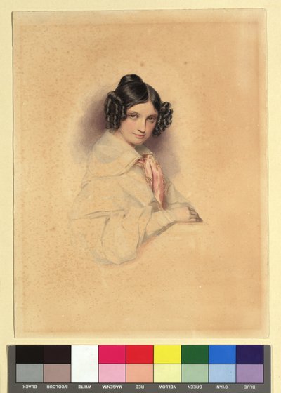 Pauline von Schmerling, de soltera baronesa von Koudelka de Josef Kriehuber