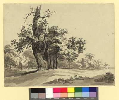 Paisaje del Prater de Josef Kriehuber