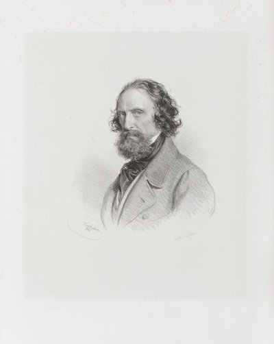 Autorretrato, 1860 de Josef Kriehuber