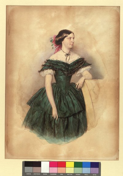 Violetta von Schmerling, casada con Bienerth de Josef Kriehuber