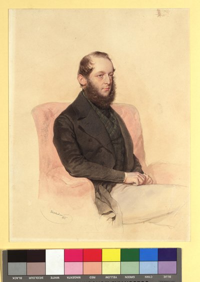 El conde Wilhelm Clemens Westphalen zu Fürstenberg (1818-1883) de Josef Kriehuber