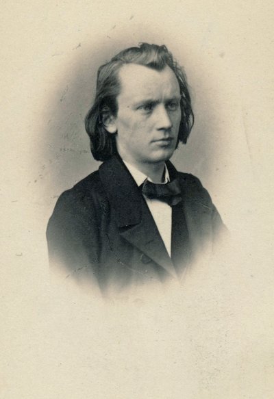Retrato del compositor Johannes Brahms de Josef Löwy