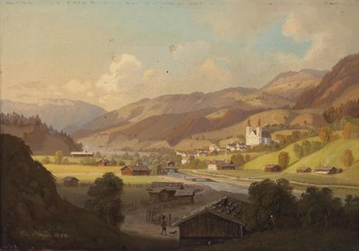 Vista de Maria Rain, Carintia de Josef Mayr
