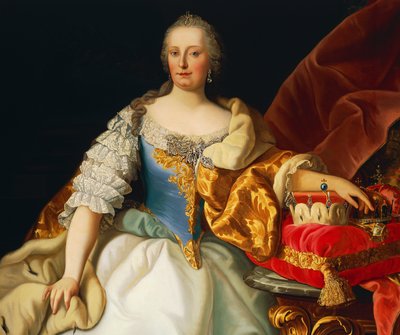 Retrato de María Teresa de Austria (Viena de Josef and Mayrhofer Friedrich Kiss