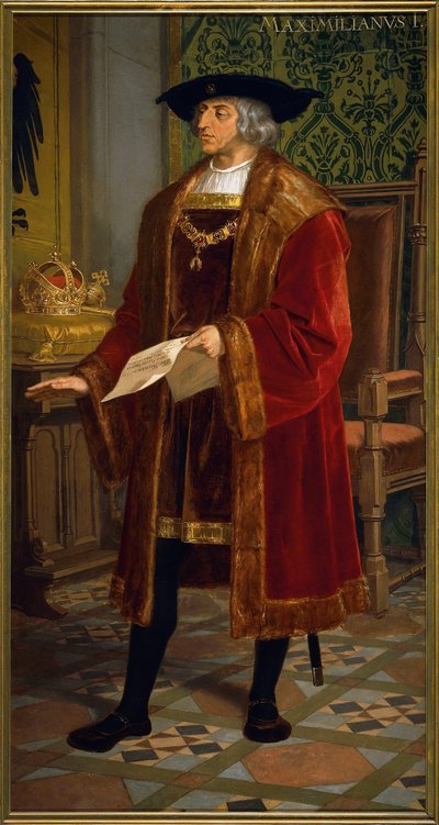 Retrato de Maximiliano I de Austria (Wiener Neustadt de Josef and Mayrhofer Friedrich Kiss