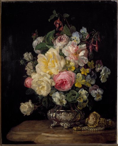 Naturaleza muerta (óleo sobre lienzo) de Josef Neugebauer
