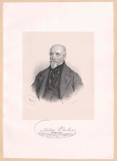 Anton Valero (imprimir) de Josef Nikolaus Kriehuber