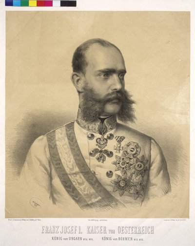 Emperador de Austria Francisco José I de Josef Nikolaus Kriehuber
