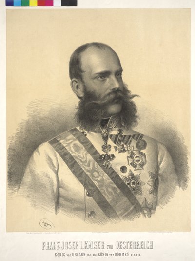 Emperador de Austria Francisco José I de Josef Nikolaus Kriehuber