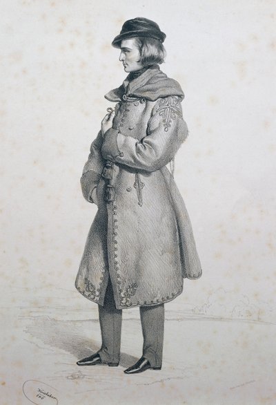 Retrato de Franz Liszt de Josef Nikolaus Kriehuber