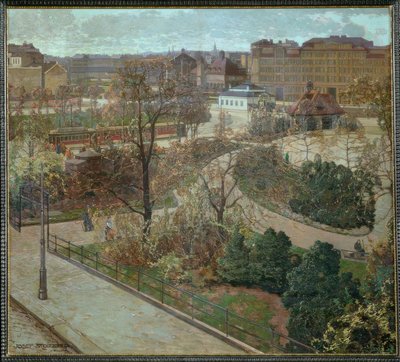 El parque de San Juan en primavera de Josef Stoitzner