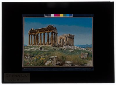 Templo griego, Atenas de Josef Theodor Hansen