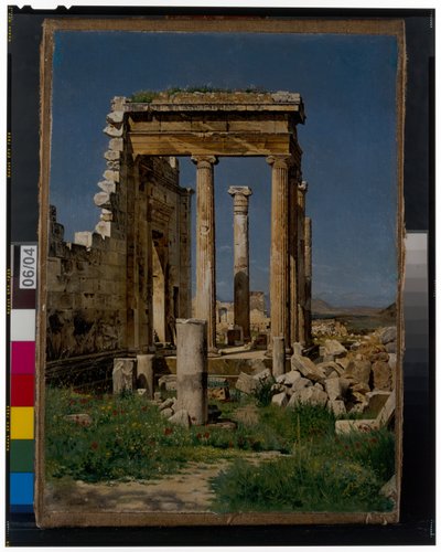 El Foro Romano (óleo sobre lienzo) de Josef Theodor Hansen