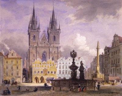 Fuente Krocín, Praga, 1864 de Josef Vojtech Hellich