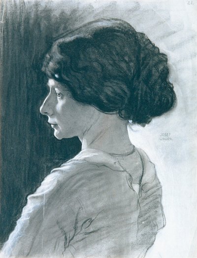 cabeza de niña de Josef Wawra